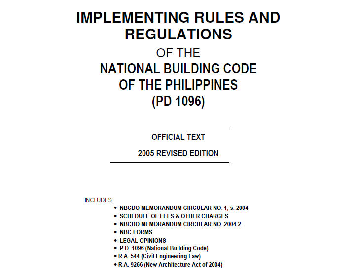 National Building Code of the Philippines